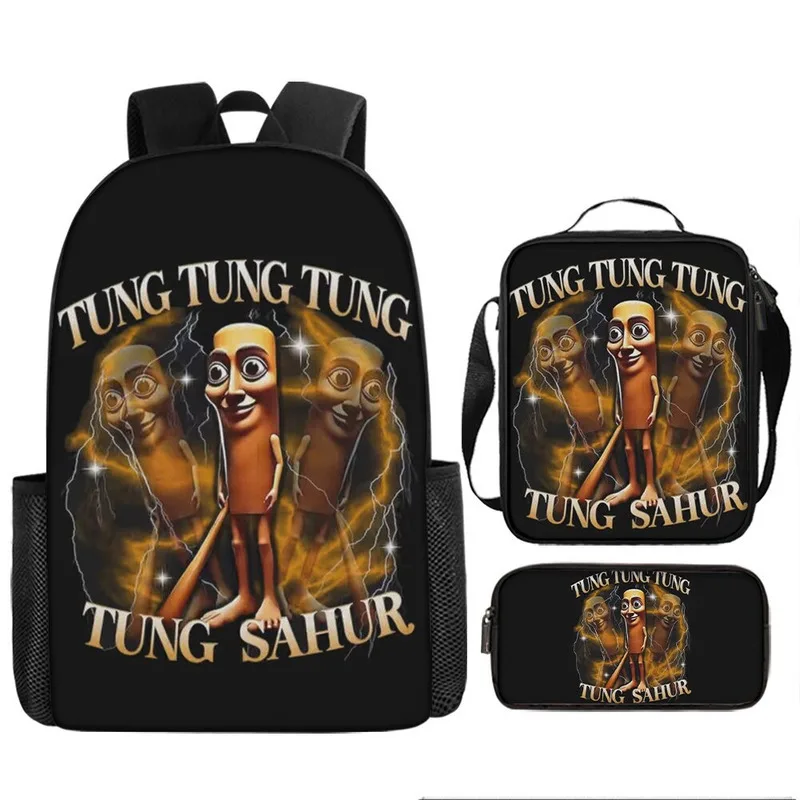 Рюкзак Tung Tung Sahur, школьные сумки для студентов, Tralalelo Tralala Lirili Larila Bombardinocrocodilo, сумка для детей Mochila (art.: 3920ce0bb09bc) - 3920ce0bb09bc