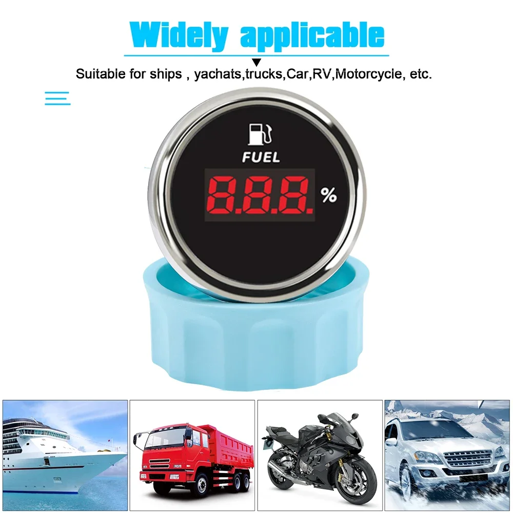 Универсальный цифровой указатель уровня воды 0-190 Ом/240-33 Ом 52 мм