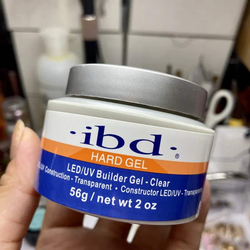 IBD гель для накладных ногтей 56 г LED/УФ наращивания прозрачный 2 унции лак