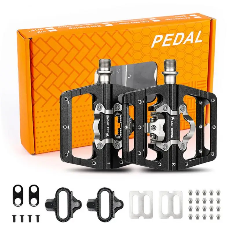 

West Mountain Bike Pedals Cycling Ultralight Aluminium Alloy Bearings MTB Pedals Bicicleta Bike Pedals Flat BMX