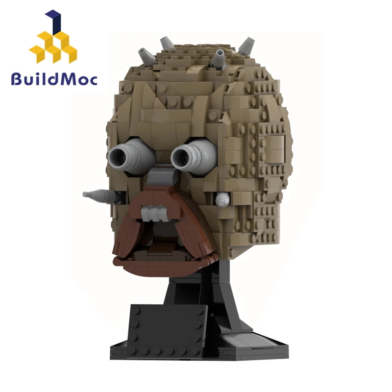 

MOC Space Wars Helmet Building Blocks Set For Tatooine Raider Desert Wrecker Collection Model Toys DIY Kids Assmble Puzzle Gift