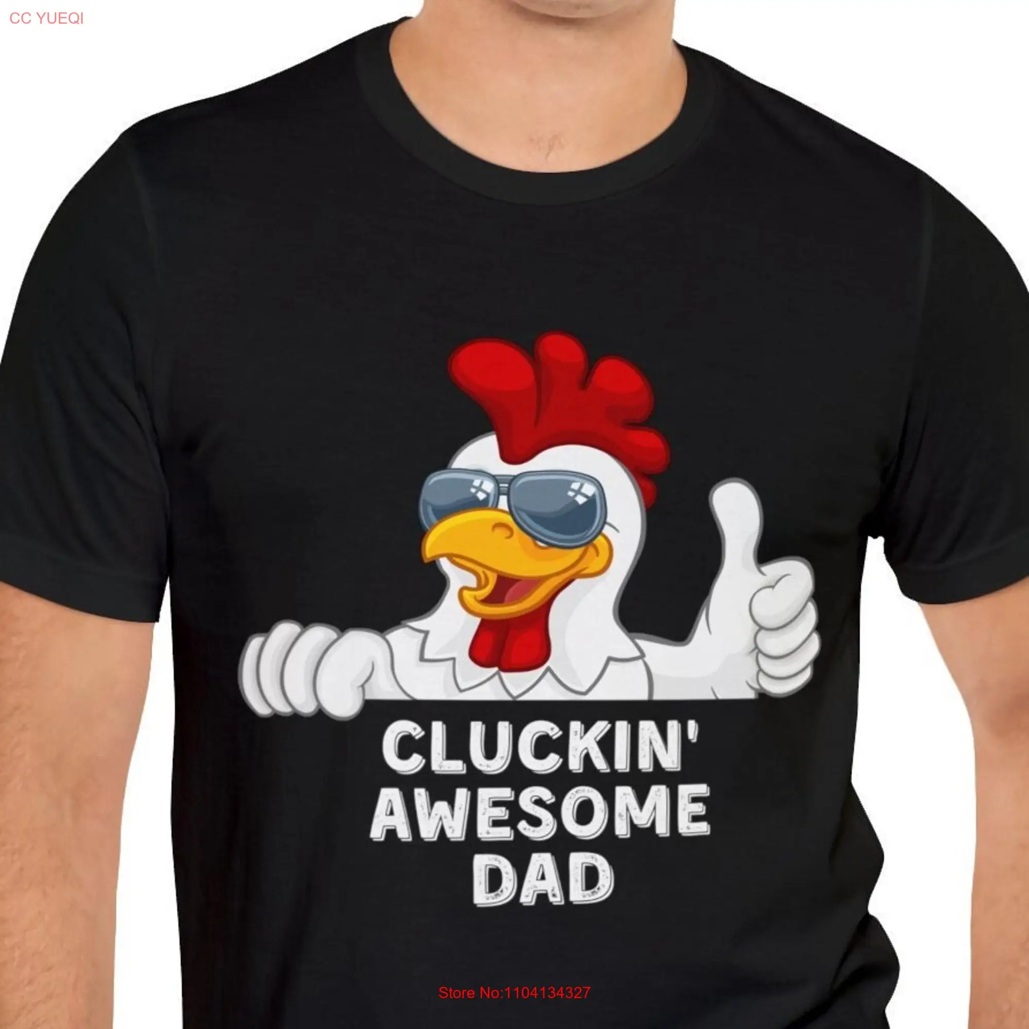 Удивительная футболка Cluckin для любителей кур петуха влюбленных я люблю цыплят на