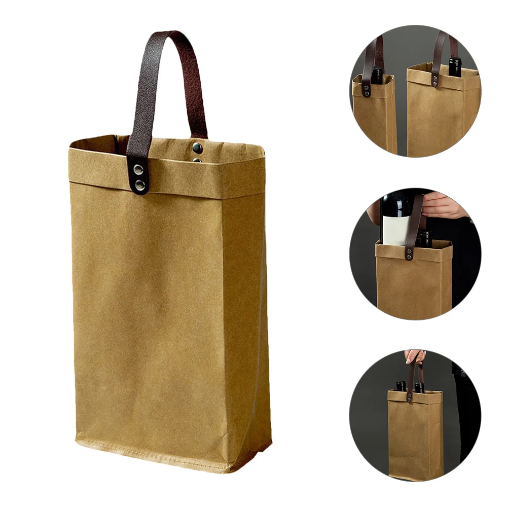 

Red Gift Bottle Carrier Gift Packaging