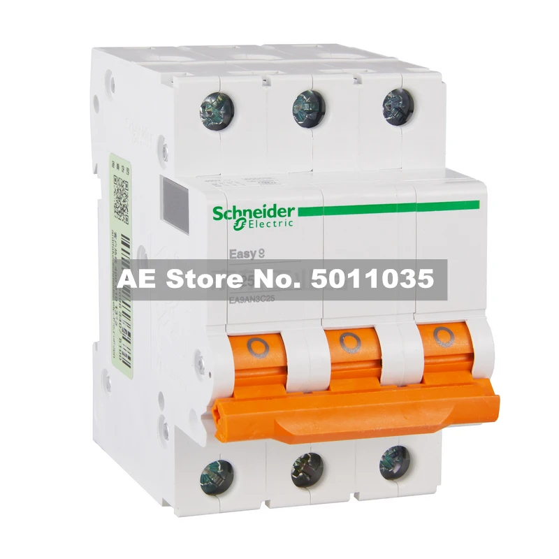 

EA9AN3C25 Schneider Electric miniature circuit breaker, EA9AN 3P C25A; EA9AN3C25