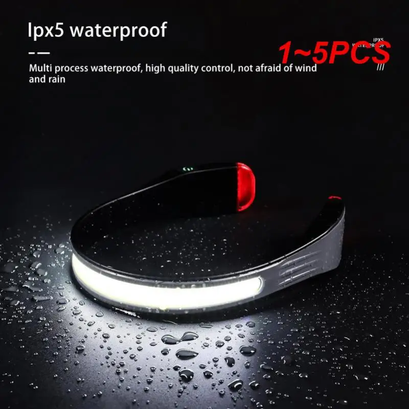 

1~5PCS floodlight headlight strong light LED headlight rechargeable headband neck light outdoor camping night running light