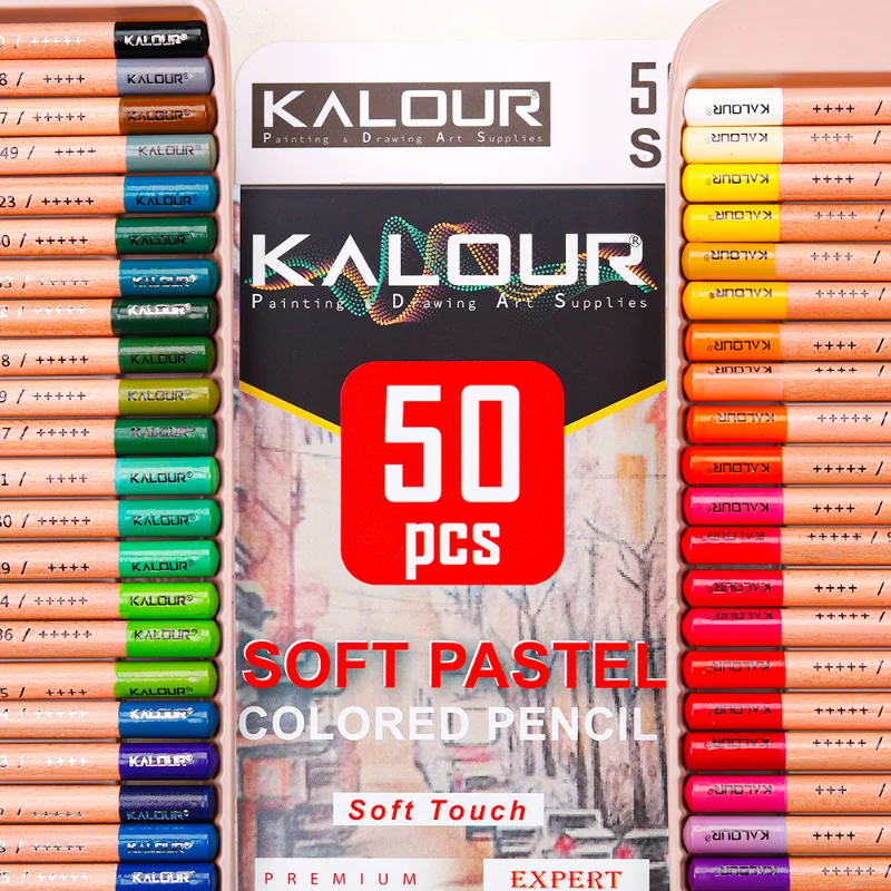 Drawing Kit 50 Count Multipurpose Sketch Color Metallic Sketch Artist Student Beginner Drawing Tools