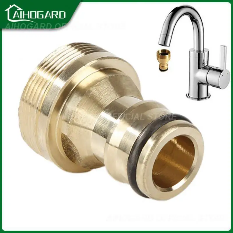 

Outdoor Accessories Solid Brass Threaded Hose Water Pipe Joint Pipe Faucet Joint 23mm Spray Nozzle Tool Durable