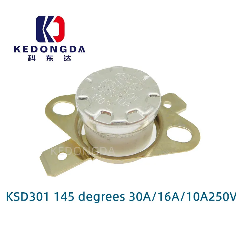

Temperature switch KSD301 145 degrees 30A/16A/10A250V NOC temperature switch