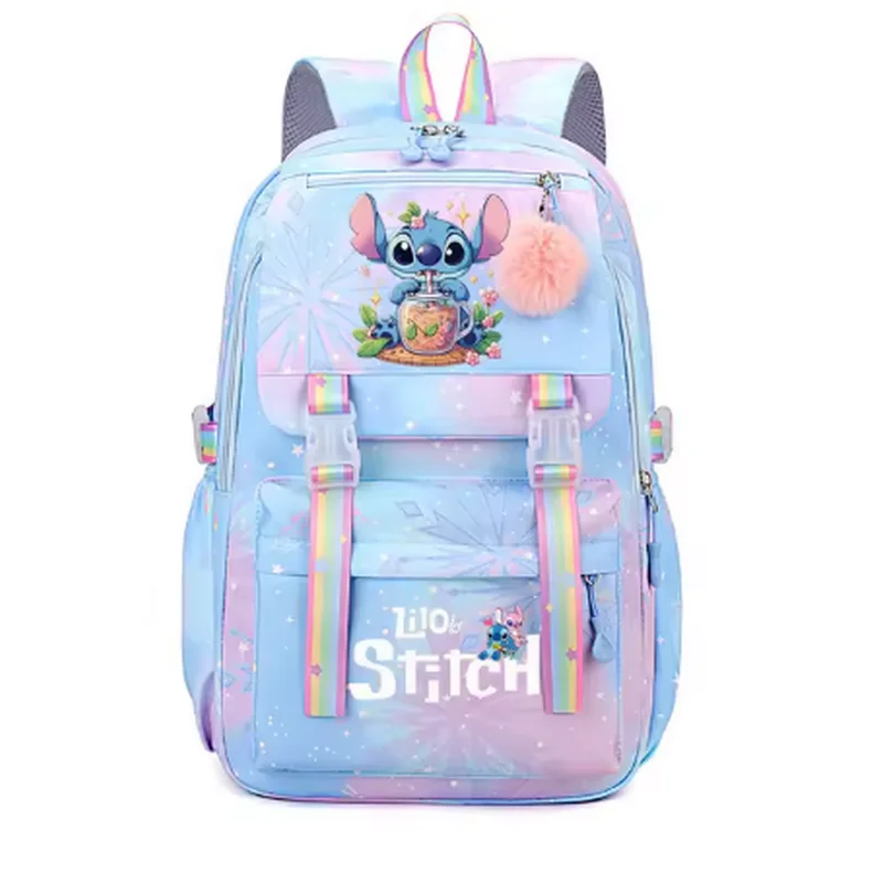 Рюкзаки Disney Lilo Stitch для мальчиков и девочек, студенческий рюкзак для подростков, женский рюкзак, школьные сумки, дорожная сумка Mochila (art.: 3920cb399e8a2) - 3920cb399e8a2