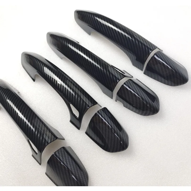 Смарт-крышка дверной ручки из углеродного волокна для Ford Fusion Mondeo 2013-2018 аксессуары