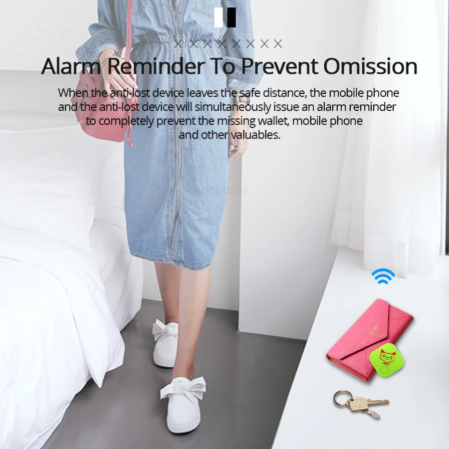 Умный мини Bluetooth GPS трекер для детей домашних животных кошелек ключи локатор