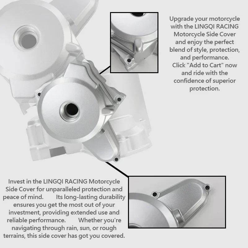 LINGQI RACING алюминиевые детали шесть левых боковых статоров двигателя магнето