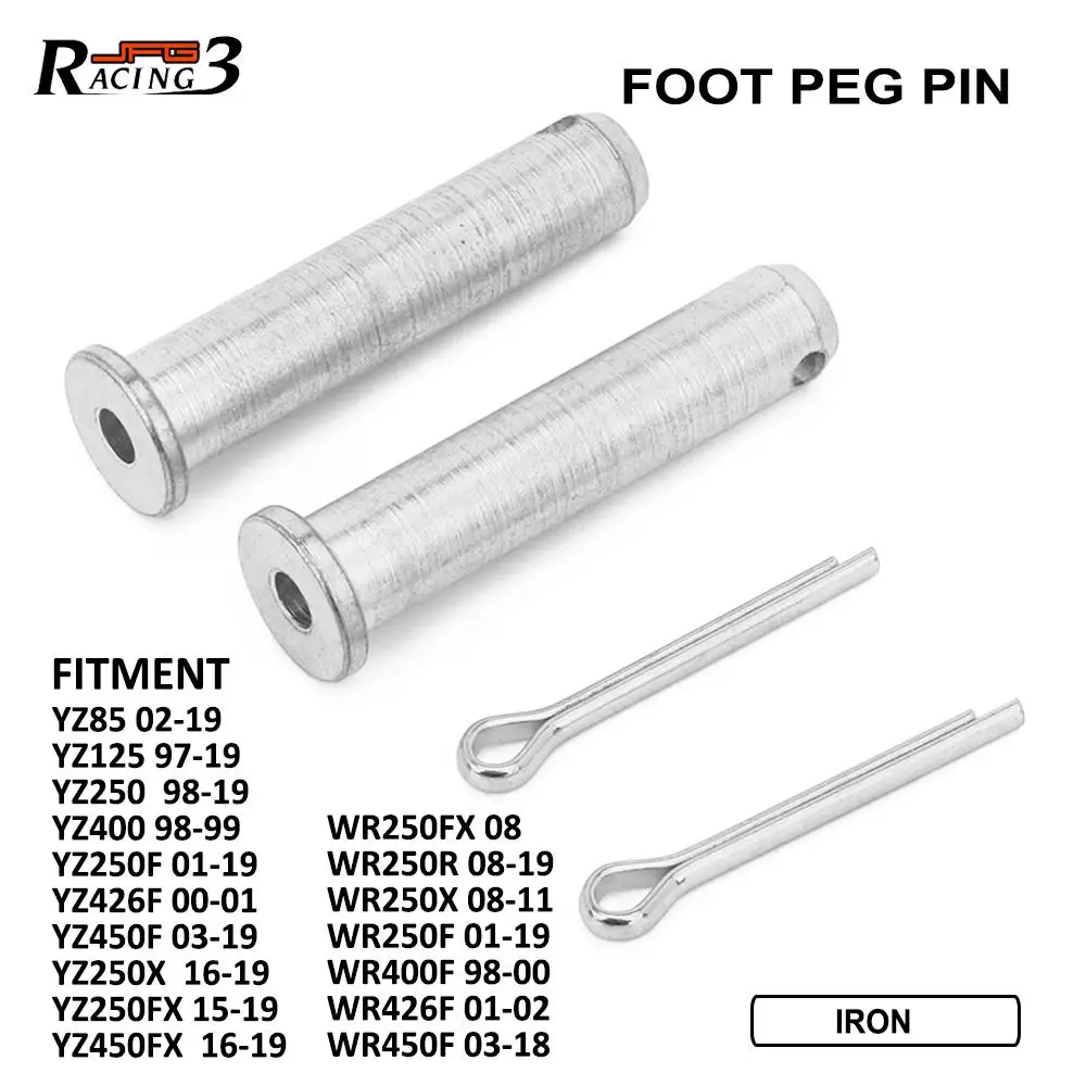 

Стальные Шпильки для ног, шпильки для YAMAHA YZ YZF YZX YZFX WRF WR 65 85125 250 450 426 Moto Superbike мотоциклы, аксессуары