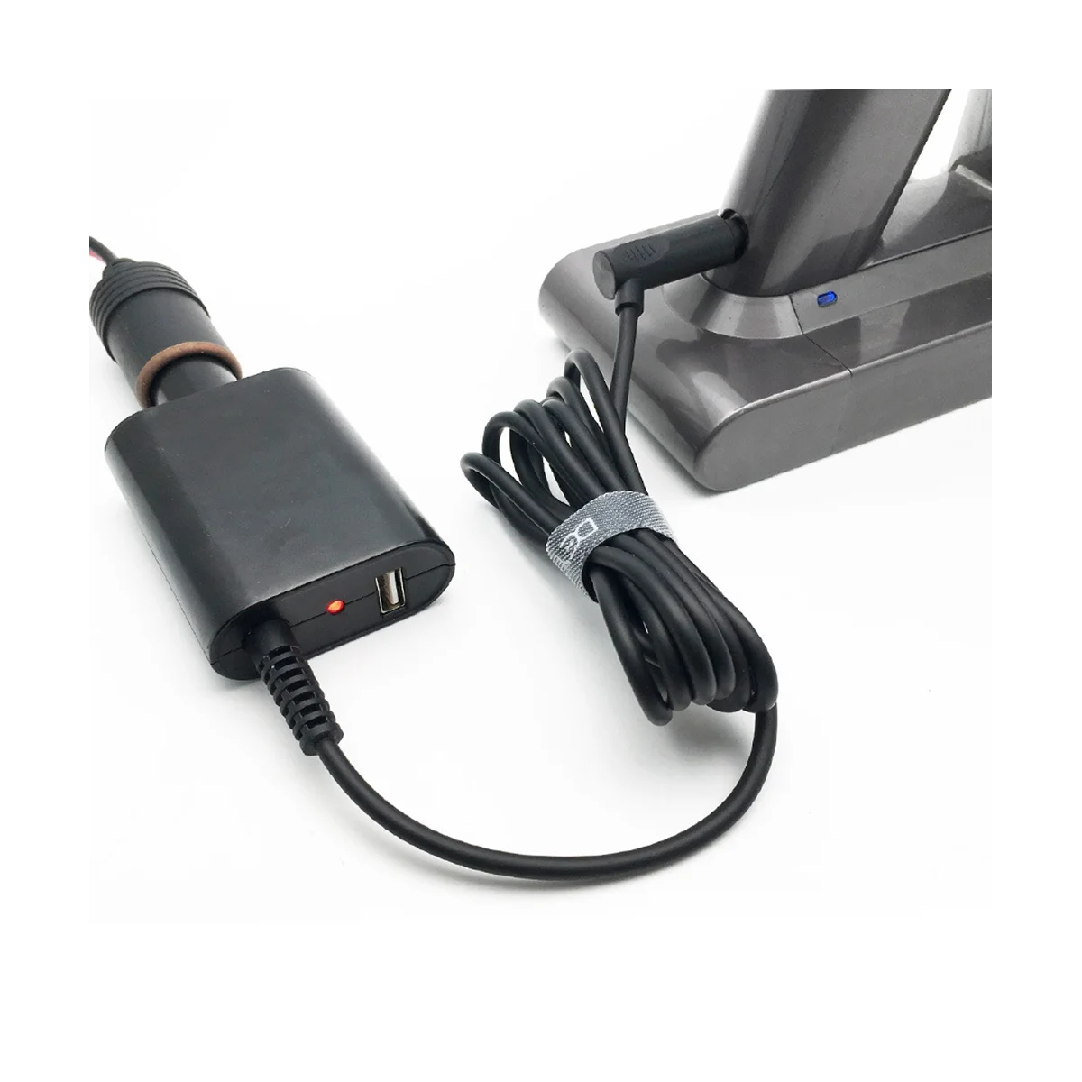 Автомобильное зарядное устройство с USB-портом для пылесосов Dyson V6 V7 V8