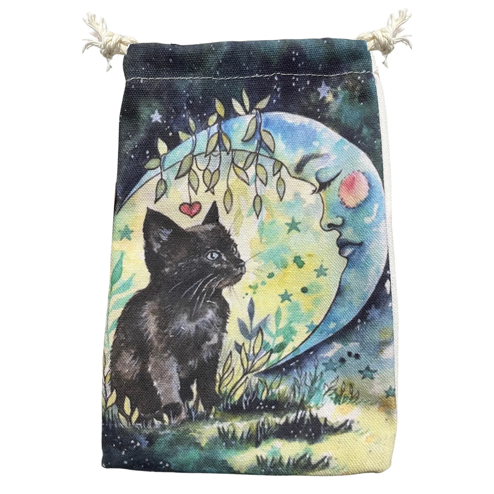 

Сумка для карт Tarot с рисунком сказки кошки бархатная сумка для карт Tarot аксессуары для карт маленькая Фотография держатель для Tarot