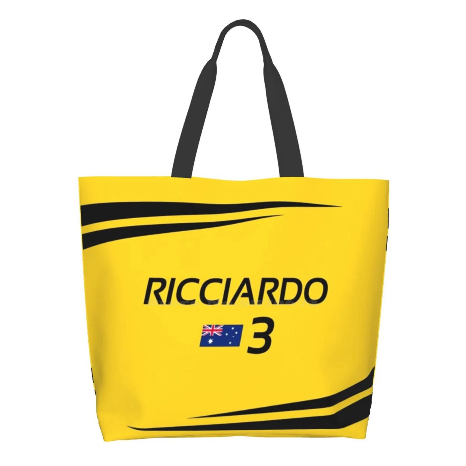 

2019 - #3 Ricciardo [ Yellow Version ] Casual Handbag Tote Bag Reusable Large Capacity Racing Motorsport Australia