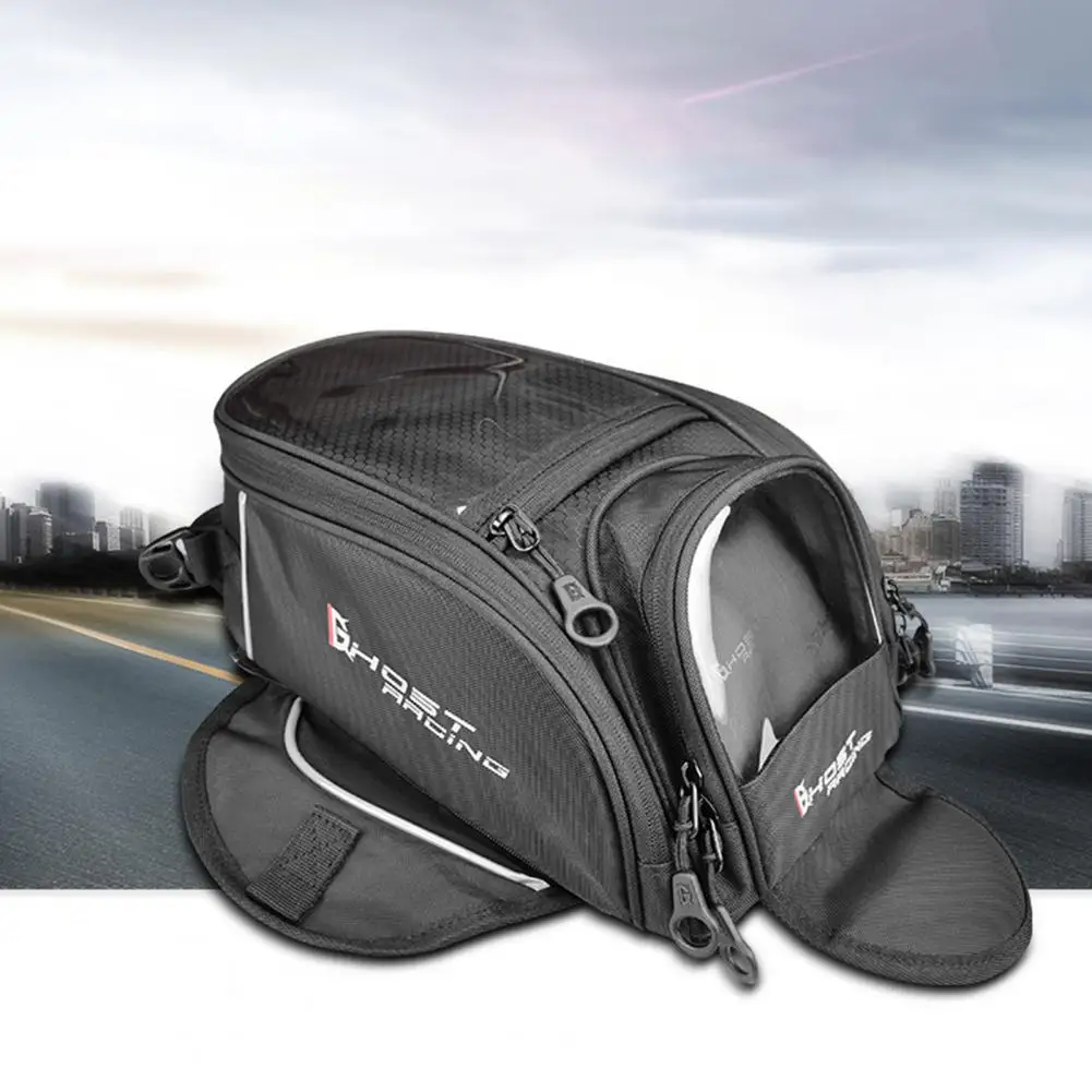 

Motorcycle Tank Bag Multi-pocket with Shoulder Strap Motorbike Tank Bag Waterproof Motorbike Tank Single-shoulder Bag
