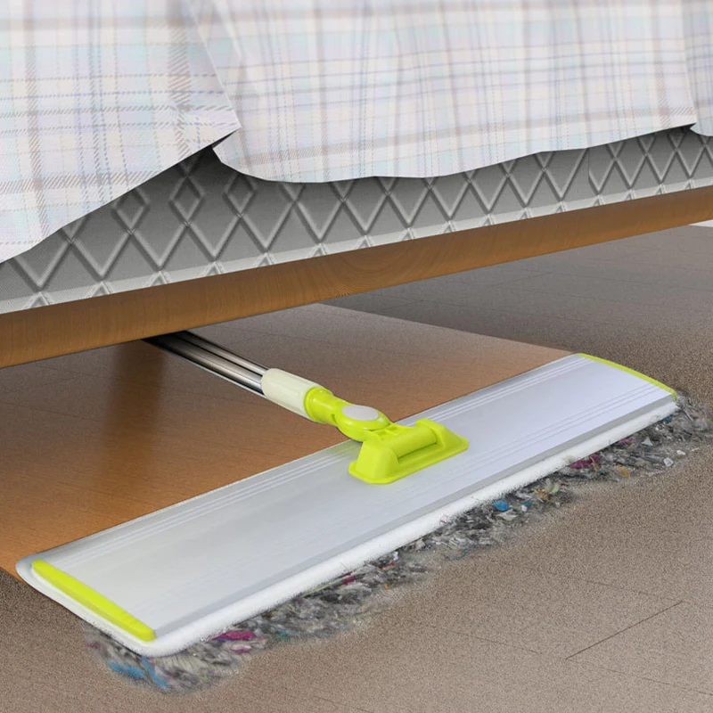 

New Aluminum Alloy Kitchen Hotel Flat Mop 40cm Lengthened Flat Absorbent Mop Bar Mop
