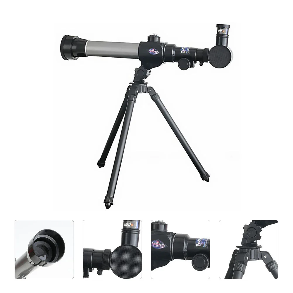 

Kids Astronomy Science Refractormonocular Toytelescopes Toys High Geographic Beginner Toddler Portable Adjustable Power Tripod