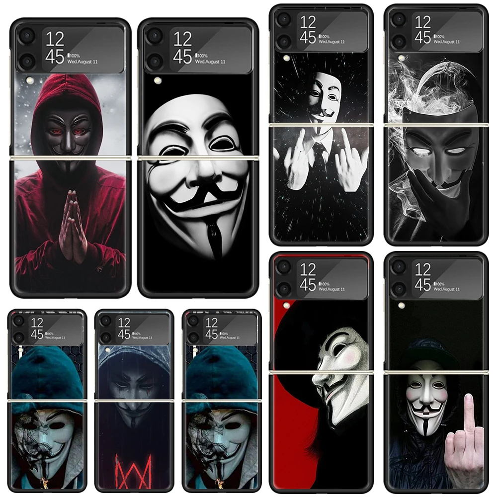 Чехол для телефона с V-образной маской Samsung Galaxy Z Flip Zflip 6 Flip6 5 Flip5 4 Flip4 3 Flip3