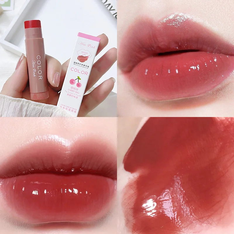 

1/3pcs Lip Balm Moisturizing Anti- Lip Balm Easy To Carry Anti-cracking Lipstick Colored Lip Tint Makeup Lip Care Cosmetics