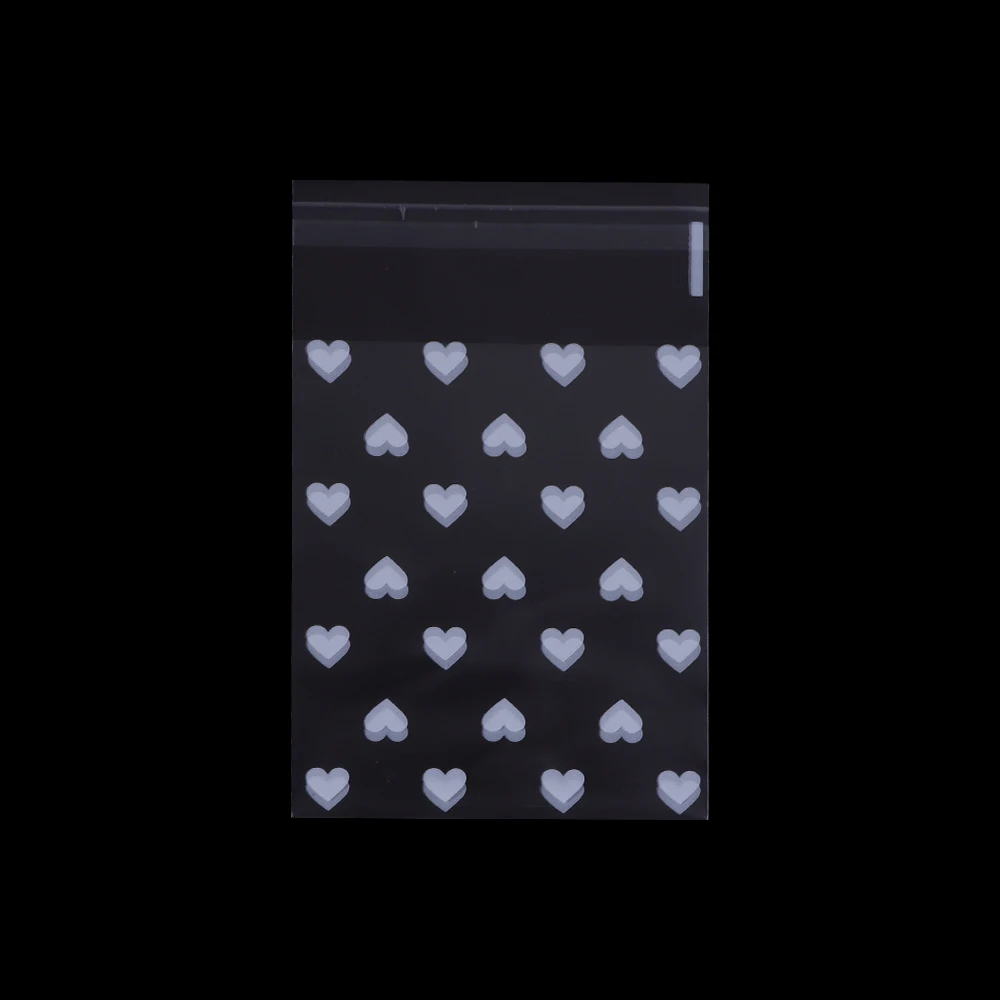 

Прозрачные сердечные пакеты для украшений filluck