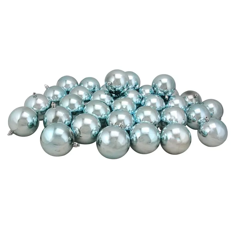 

Shiny Blue Shatterproof Christmas Ornaments 3.25" (80mm)