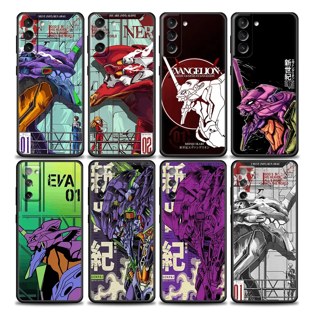 

Funda Phone Case for Samsung Galaxy S22 S8 S9 S10 Lite S10e S21 S20 FE Plus Ultra 4G 5G Case Coque EVA Neon Genesis Evangelion