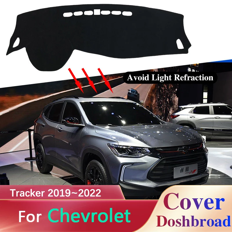 

Dashboard Cover Dash Board Mat Carpet Dashmat for Chevrolet Trax Tracker 2019 2020 2021 2022 Pad Sunshade Cushion Car Accessorie