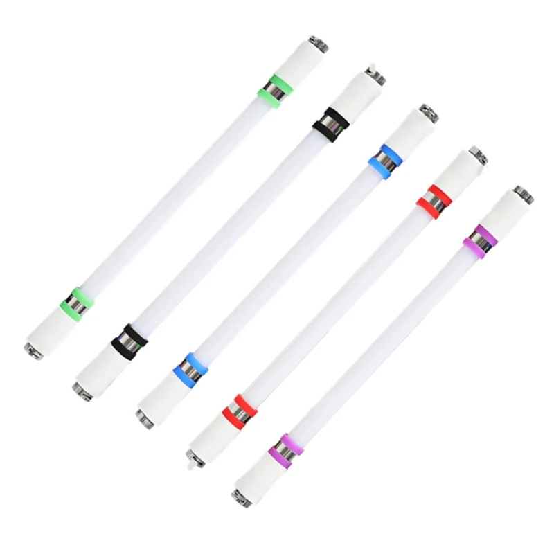 

Finger Spinning Pen Decompression Rotating Pen Colorful LED Lights Great Balance Performance for Student Adult Gifts