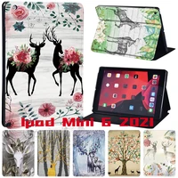 protective case for apple ipad 2 3 4ipad 5th6th7th8th genmini 1 2 3 4 5 shockproof deer series leather flip cover case
