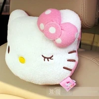 takara tomy hello kitty cute cartoon car head neck pillow pillow car creative fatigue pillow car decorations