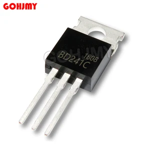 10PCS BD241C BD243C BD244C TO220F TO-220F BD241 BD243 BD244 new