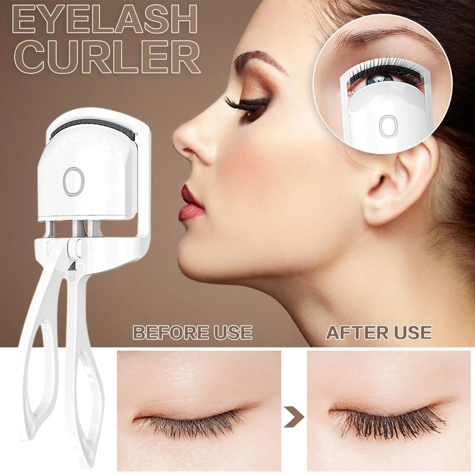 

Women's Eyelash Curler Fits All Eye Shapes Eyelashes Curling Tweezers Long Lasting Professional Eye Makeup Accessories Tools