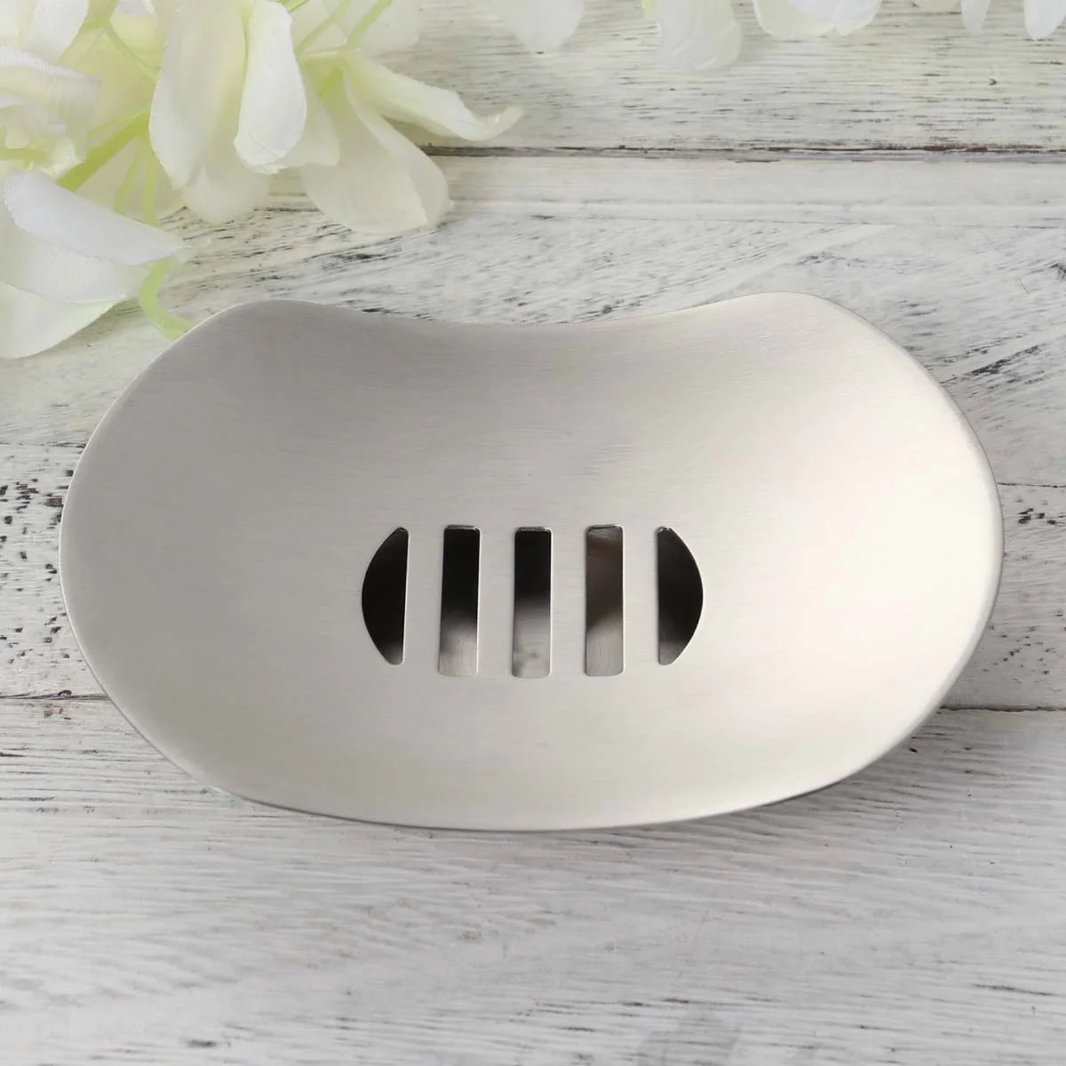 

Flying Saucer Soap Dish Bath Tub Tray Holder for Bathroom and Shower Double Layer Draining Soap Box(Frosted)