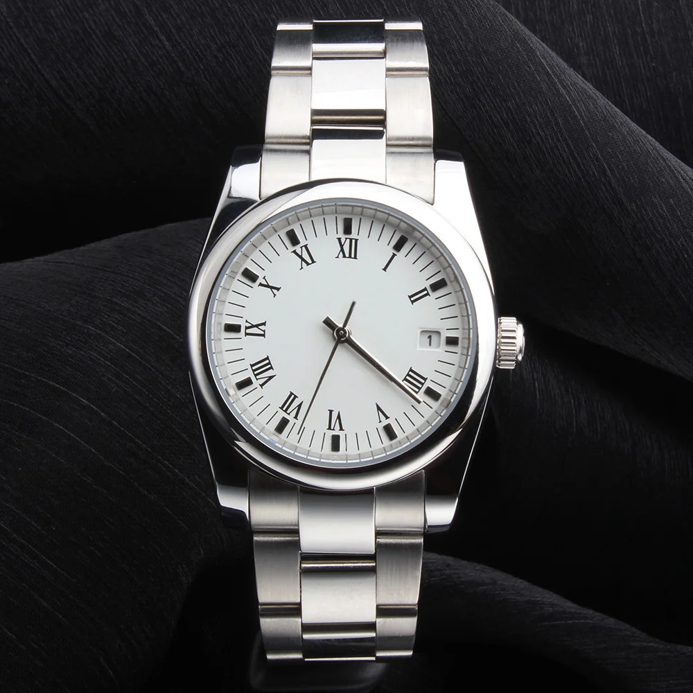 

Mens/Ladies 36mm Fashion Luxury Mechanical Watch Sapphire Glass Aseptic Dial 316L Steel Band Calendar Sports Watch