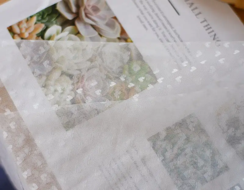 Сетчатая ткань в форме сердца платье лошади детская одежда сделай сам пышная