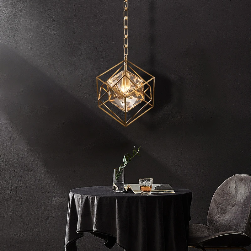 Латунная современная коробка креативная столовая кабинет спальня бар