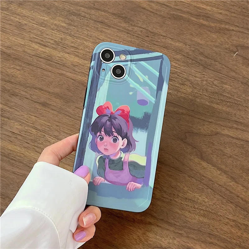 

Anime Magical Girl Phone Case Cover for IPhone 7 8 Plus 11 12 13 Pro X XR XS Max Shockproof Cases for IPhone 13 Case