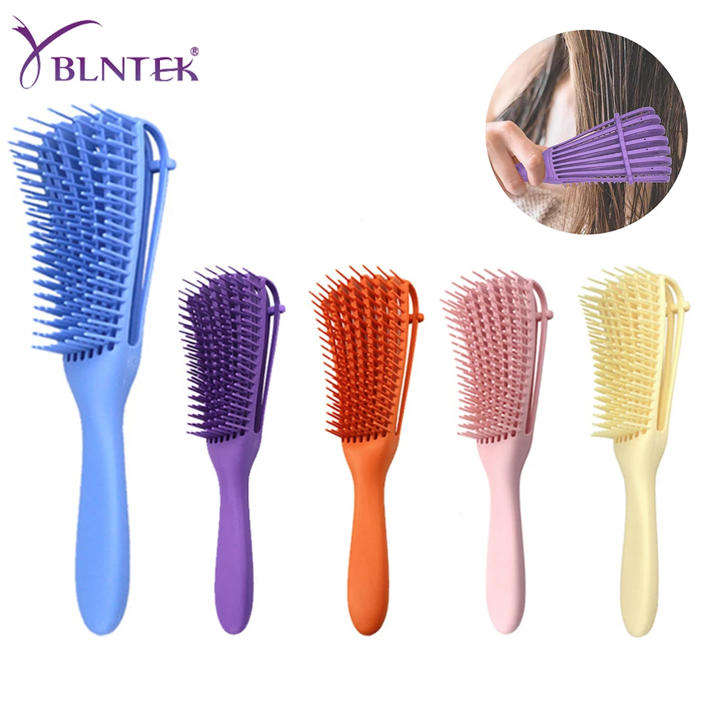 

YBLNTEK Detangling Hair Brush Massage Wet Hair Comb Detangler Hairbrush 2a to 4c Kinky Wavy/Curly/Coily/Wet/Dry/Oil/Thick Hair