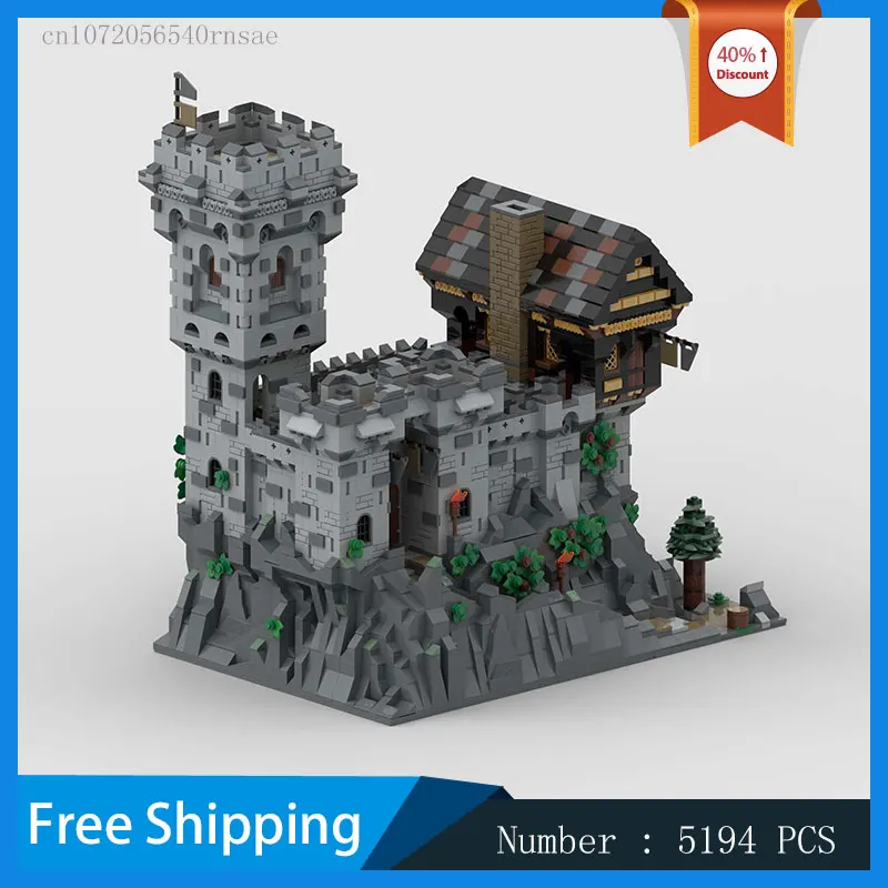 Строительный блок MOC средневековый замок модульная модель серия сделай сам