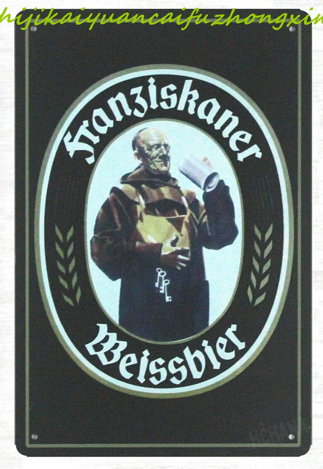 Металлическая вывеска Franziskaner Weissbier