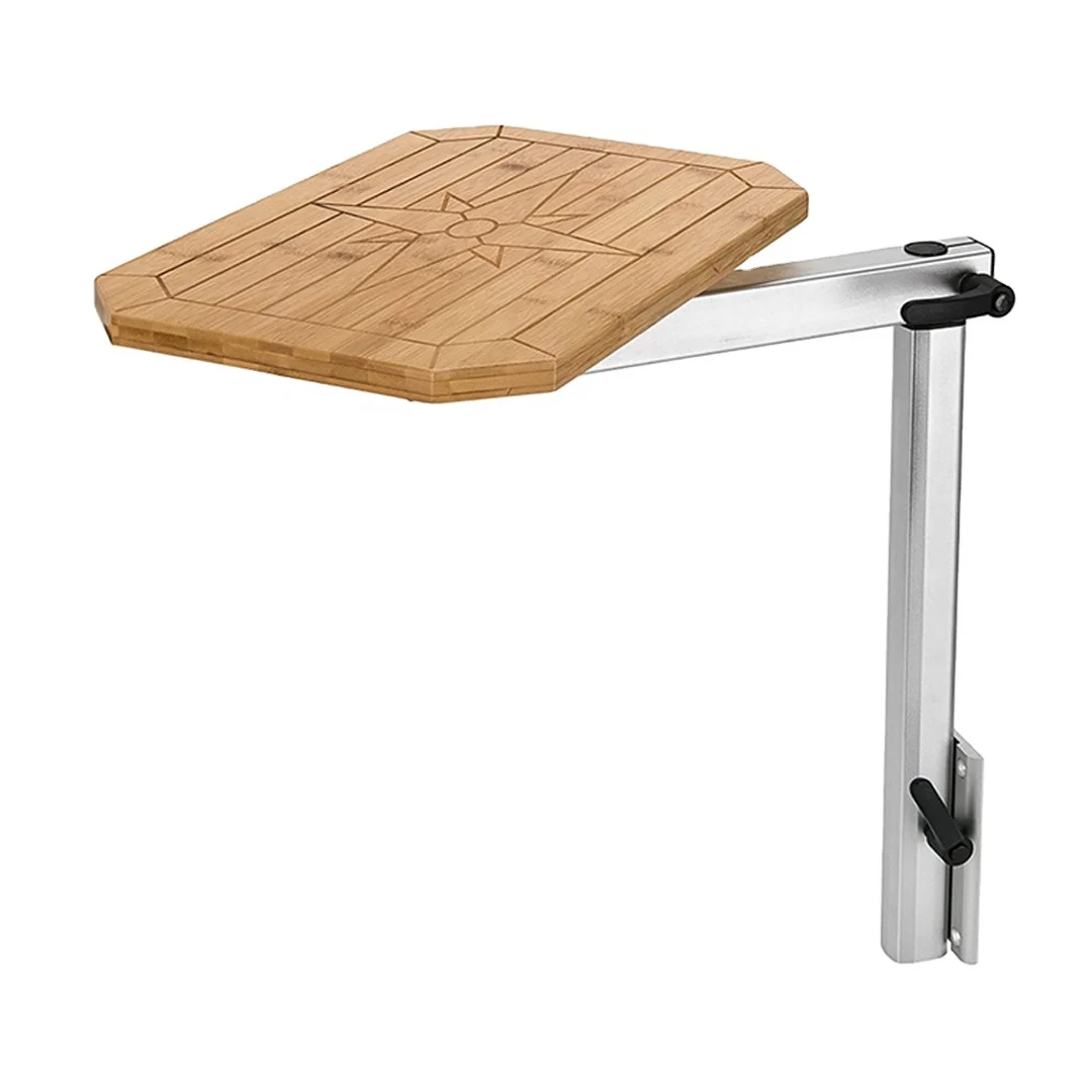 

RV Accessories 360 Degree Rotation Aluminum Alloy Laptop Table Leg Height Adjustable Table Leg Removable Table Leg