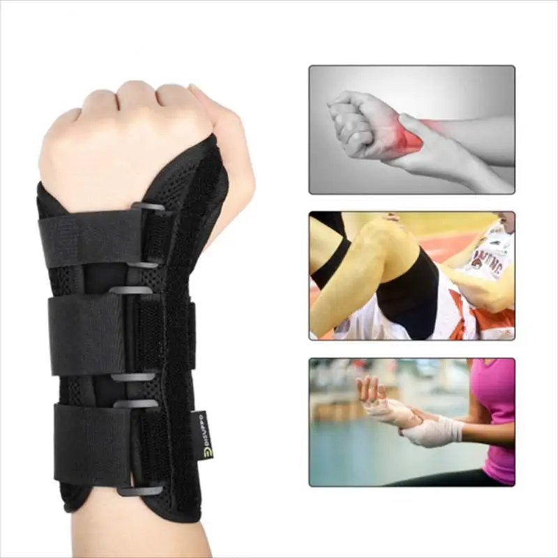 

Wrist Guard Band Brace Support Band Steel Plate Wrist Guard Carpal Tunnel Sprain Strain Gym Strap Sport Pain Relief Wrap Bandage