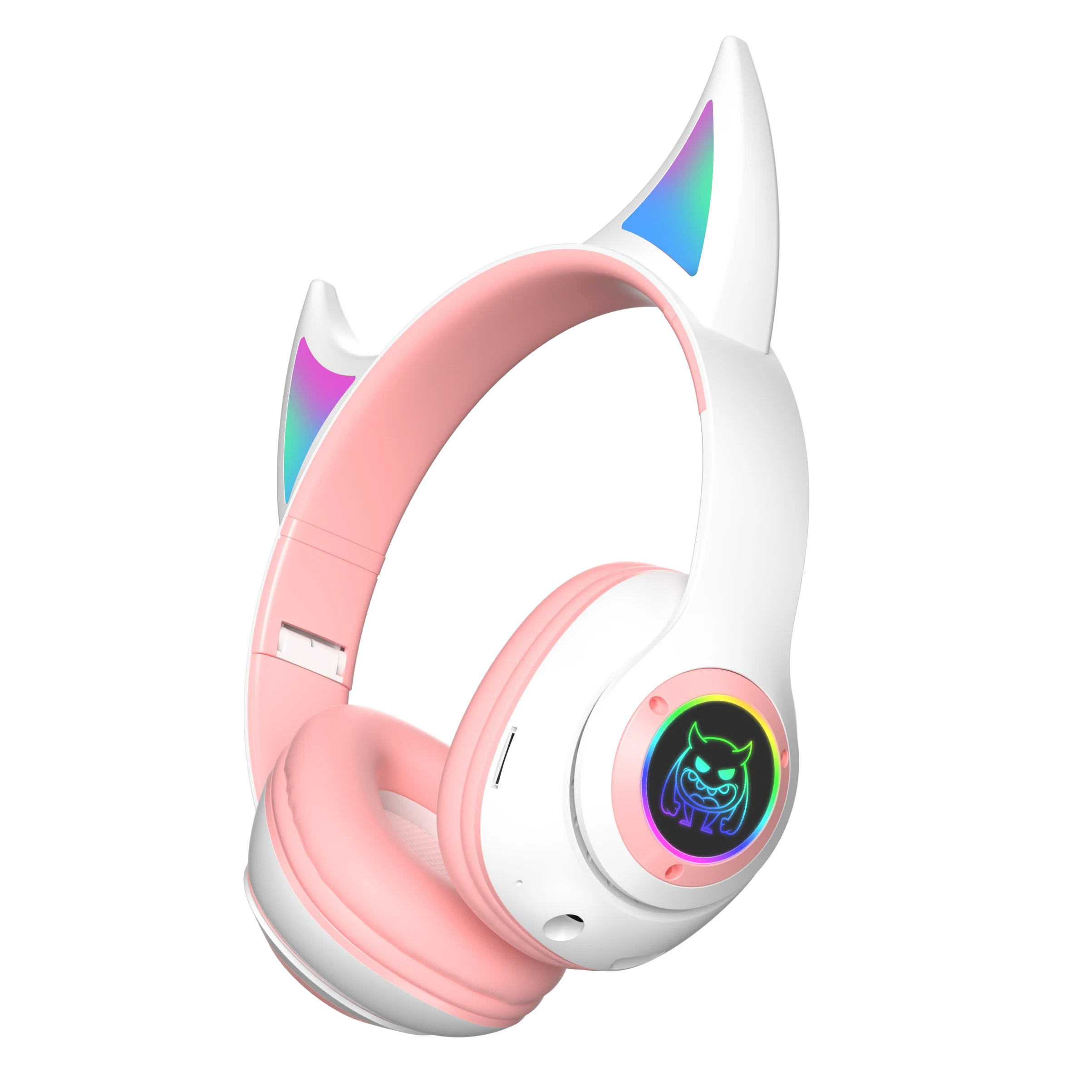 Новогодние подарки беспроводные наушники Devil Bluetooth-гарнитура с мигасветильник