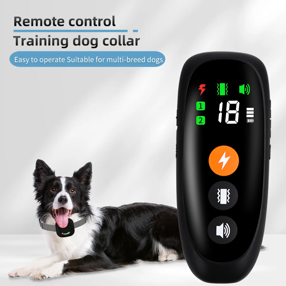 

Electric Bark Pet Control 800m Dogs For Shocker Remote Waterproof Anti Dog Training Rechargeable Collar Collar
