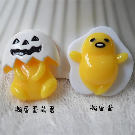 10 Pieces Flat Back Resin Cabochon Kawaii Miniature Fake Egg DIY Flatback Decorative Craft Scrapbooking Accessories | Дом и сад