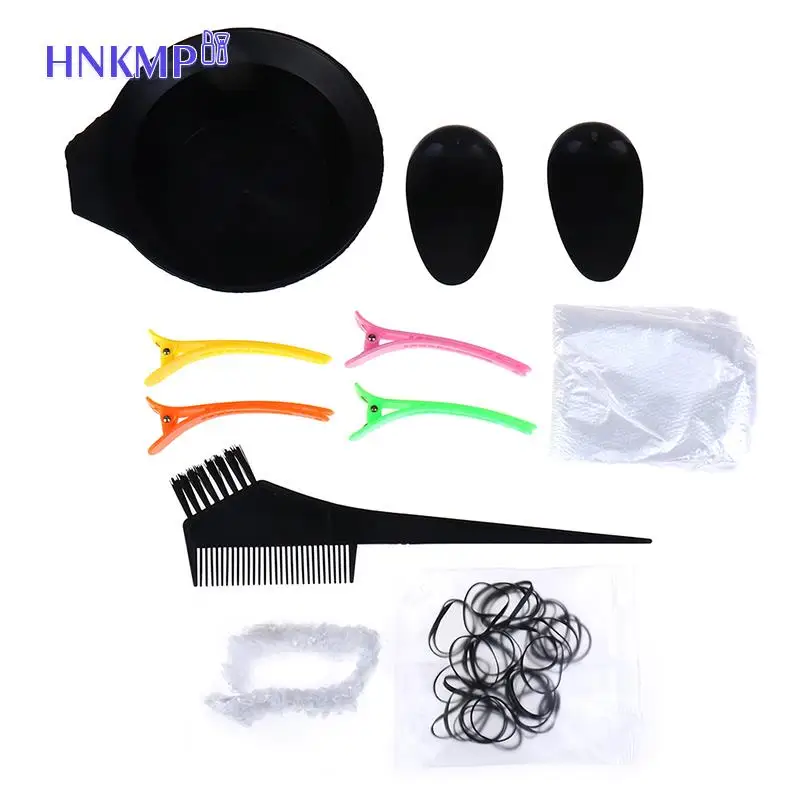 Ing Applicator Salon Tool Simple Hair Dyeing Set Hair Color Dye Bowl Comb Brushe Tool Kit
