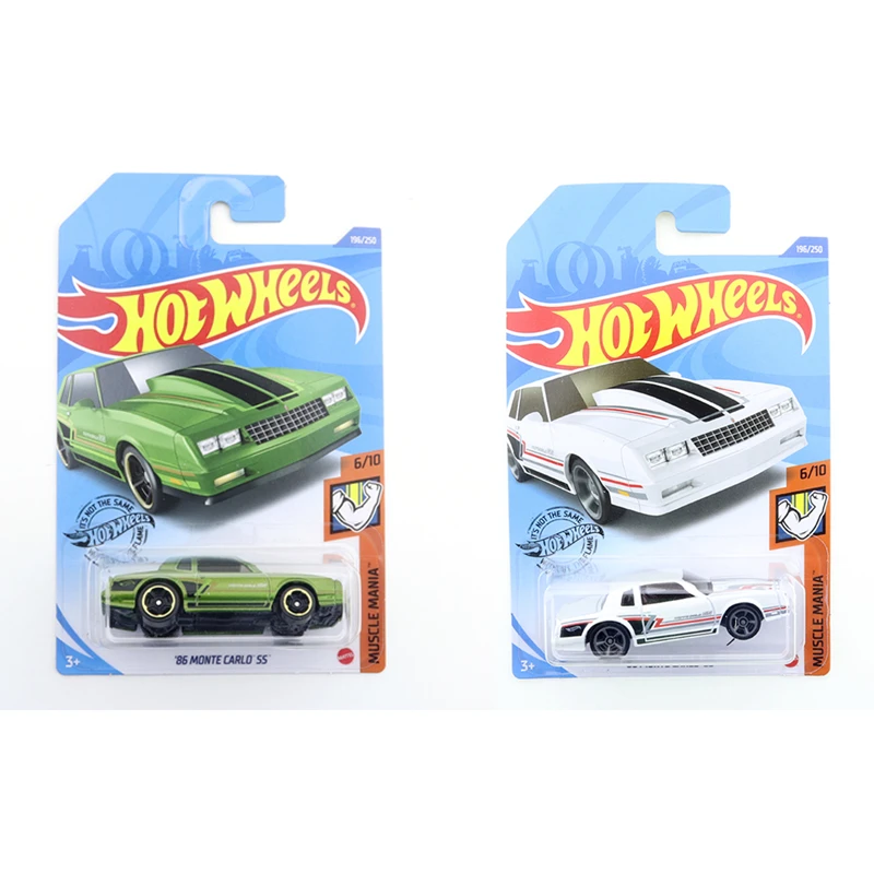 

2021-196 Original Hot Wheels Mini Alloy Coupe 86 MONTE CARLO SS 1/64 Metal Diecast Model Car Kids Toys Gift