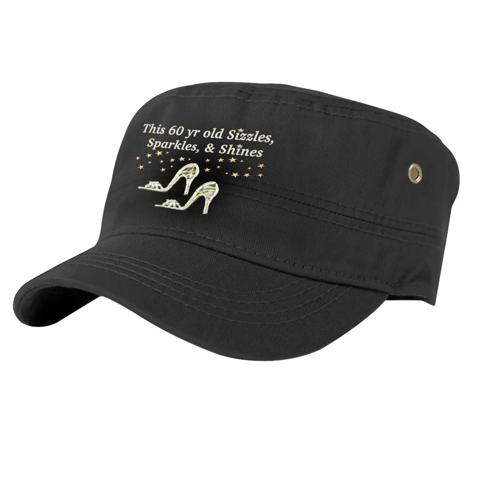 

Шапка-берет Мужская/женская зимняя со сверкающими вставками, кепка на день рождения 60-го, для мужчин и женщин